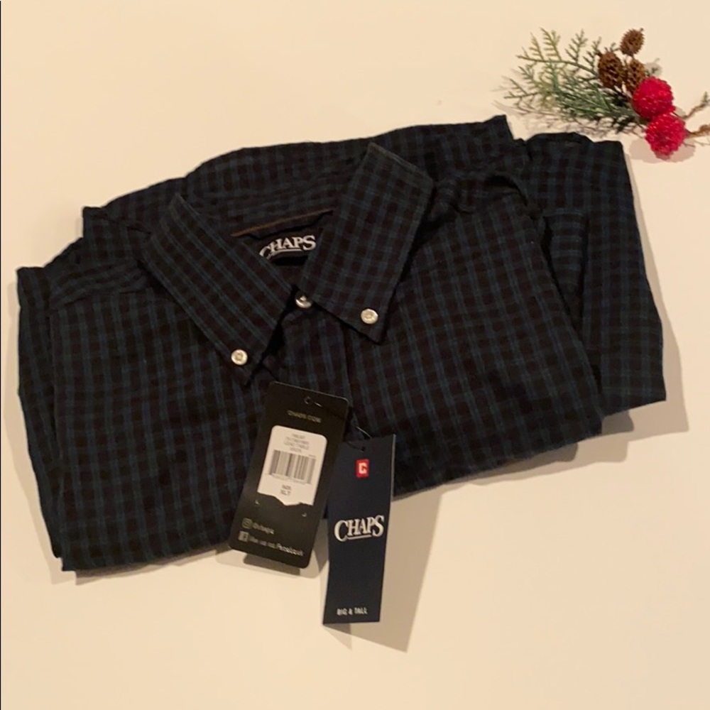 Chaps Button Down Collar Dress Shirt